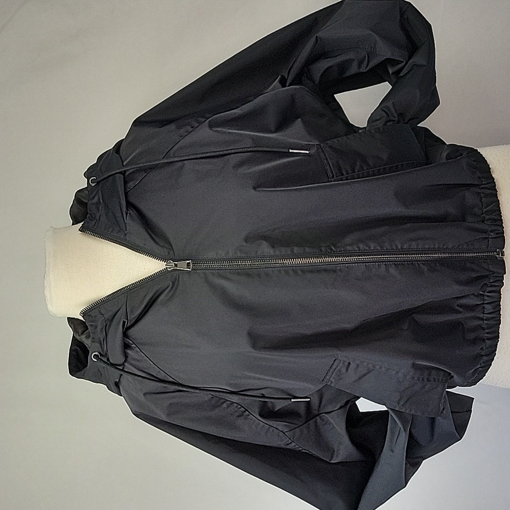YPB Your Personal Best Hooded Windbreaker Black Size Medium - Picture 4 of 14